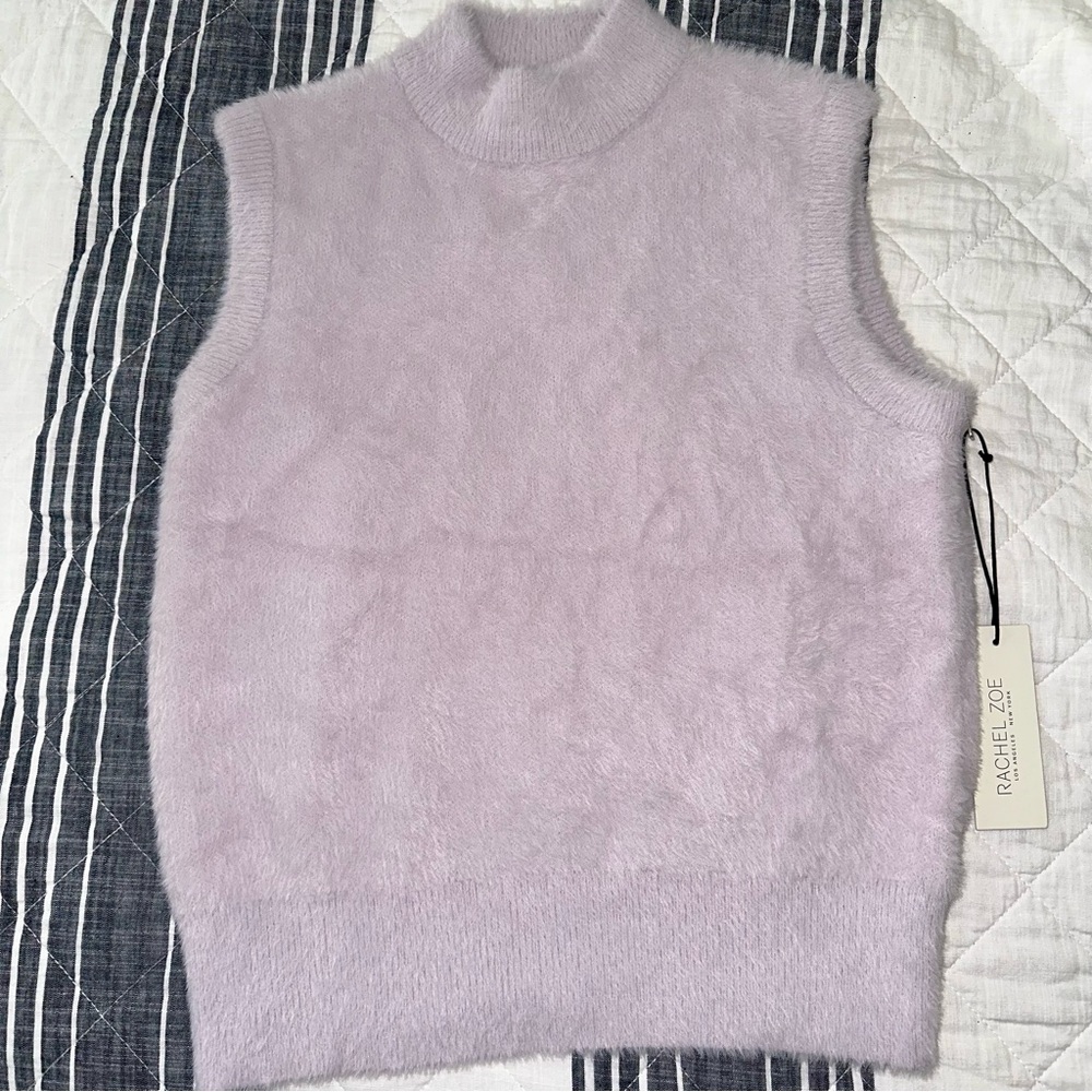 RACHEL ZOE Fuzzy Top
